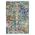 thumbnail image 1 of SAFAVIEH Sutton Jamaar Transitional Area Rug, Turquoise/Lavender, 6' x 6' Square, 1 of 6