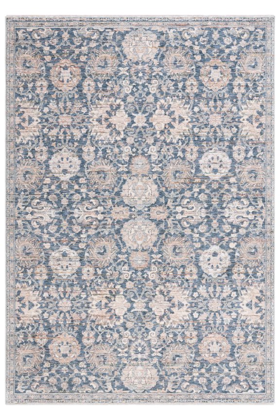 Sutton Karen Floral Area Rug, Navy/Beige Brown, 2'6" x 4'