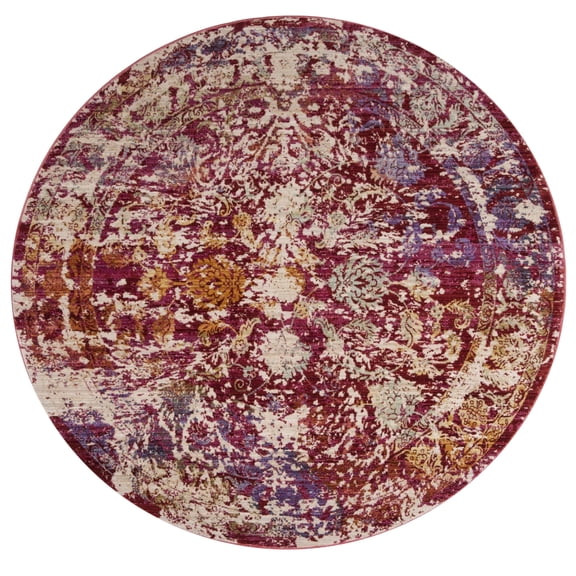 SAFAVIEH Sutton SUT403D Fuchsia / Ivory Rug