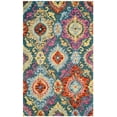 thumbnail image 1 of SAFAVIEH Suzani Dimitar Medallion Wool Area Rug, Blue/Multi, 5' x 8', 1 of 5