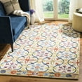 thumbnail image 1 of SAFAVIEH Suzani Ethelinda Geometric Swirls Wool Area Rug, Ivory/Multi, 8' x 10', 1 of 7