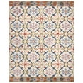 thumbnail image 1 of SAFAVIEH Suzani Ethelinda Geometric Swirls Wool Runner Rug, Ivory/Multi, 2'3" x 8', 1 of 6