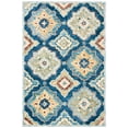thumbnail image 1 of SAFAVIEH Suzani Eveleen Abstract Area Rug, Navy/Green, 5' x 8', 1 of 7