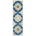 thumbnail image 1 of SAFAVIEH Suzani Eveleen Abstract Runner Rug, Navy/Green, 2'3" x 8', 1 of 7