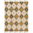 thumbnail image 1 of SAFAVIEH Suzani Leyla Southwestern Wool Area Rug, Ivory/Gold, 8' x 10', 1 of 3