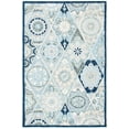 thumbnail image 1 of SAFAVIEH Suzani Mckenzie Abstract Area Rug, Blue/Ivory, 5' x 8', 1 of 7