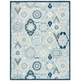 thumbnail image 1 of SAFAVIEH Suzani Mckenzie Abstract Area Rug, Blue/Ivory, 8' x 10', 1 of 7