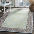 thumbnail image 1 of SAFAVIEH Suzani Nina Floral Bordered Area Rug, Chocolate/Yellow, 8' x 10', 1 of 7