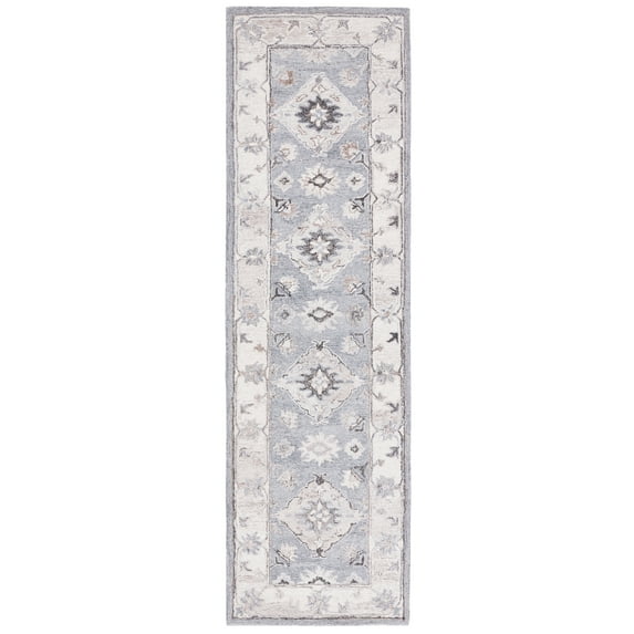 SAFAVIEH Suzani SZN331A Handmade Grey / Ivory Rug