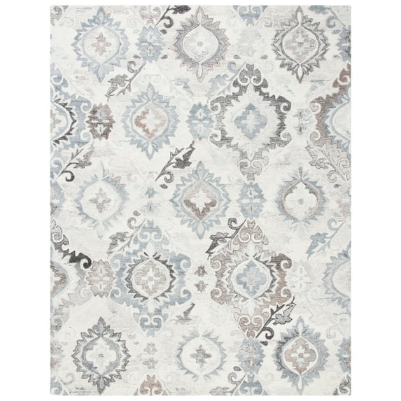 SAFAVIEH Suzani SZN336A Handmade Ivory / Grey Rug