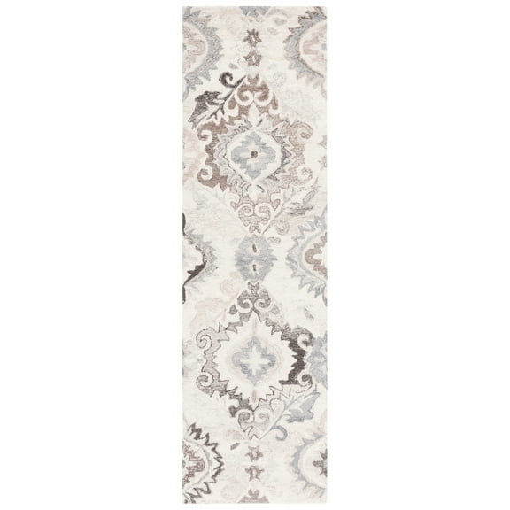 SAFAVIEH Suzani SZN336A Handmade Ivory / Grey Rug