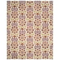 thumbnail image 1 of SAFAVIEH Suzani Selwyn Geometric Floral Wool Area Rug, Ivory/Rust, 5' x 8', 1 of 6