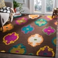 thumbnail image 1 of SAFAVIEH Suzani Tobin Colorful Geometric Wool Area Rug, Brown/Multi, 4' x 6', 1 of 5