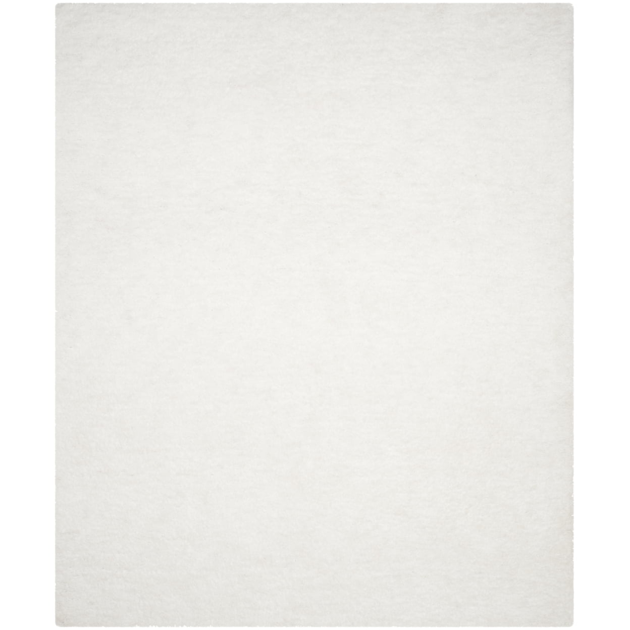 SAFAVIEH Sybella Solid Plush Polyester Sheep Shag Area Rug, Ivory, 8' x 10'