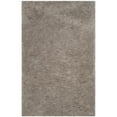 thumbnail image 1 of SAFAVIEH Sybella Solid Plush Polyester Sheep Shag Area Rug, Silver, 5' x 8', 1 of 9