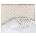 thumbnail image 1 of SAFAVIEH Sydney Classic Glam Upholstered Headboard, Full, Pale Pink/Beige, 1 of 4