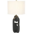 thumbnail image 1 of SAFAVIEH Syrah 26 in. Glam Gold Aluminium Table Lamp with Off-white Cotton Linen Shade, 1 of 1