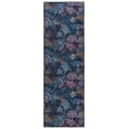 thumbnail image 1 of SAFAVIEH Tacoma Brittania Floral Machine Washable Runner Rug, Navy/Green, 2'6" x 8', 1 of 10