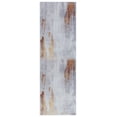 thumbnail image 1 of SAFAVIEH Tacoma Cymone Traditional Machine Washable Runner Rug, Grey/Rust, 2'6" x 8', 1 of 9