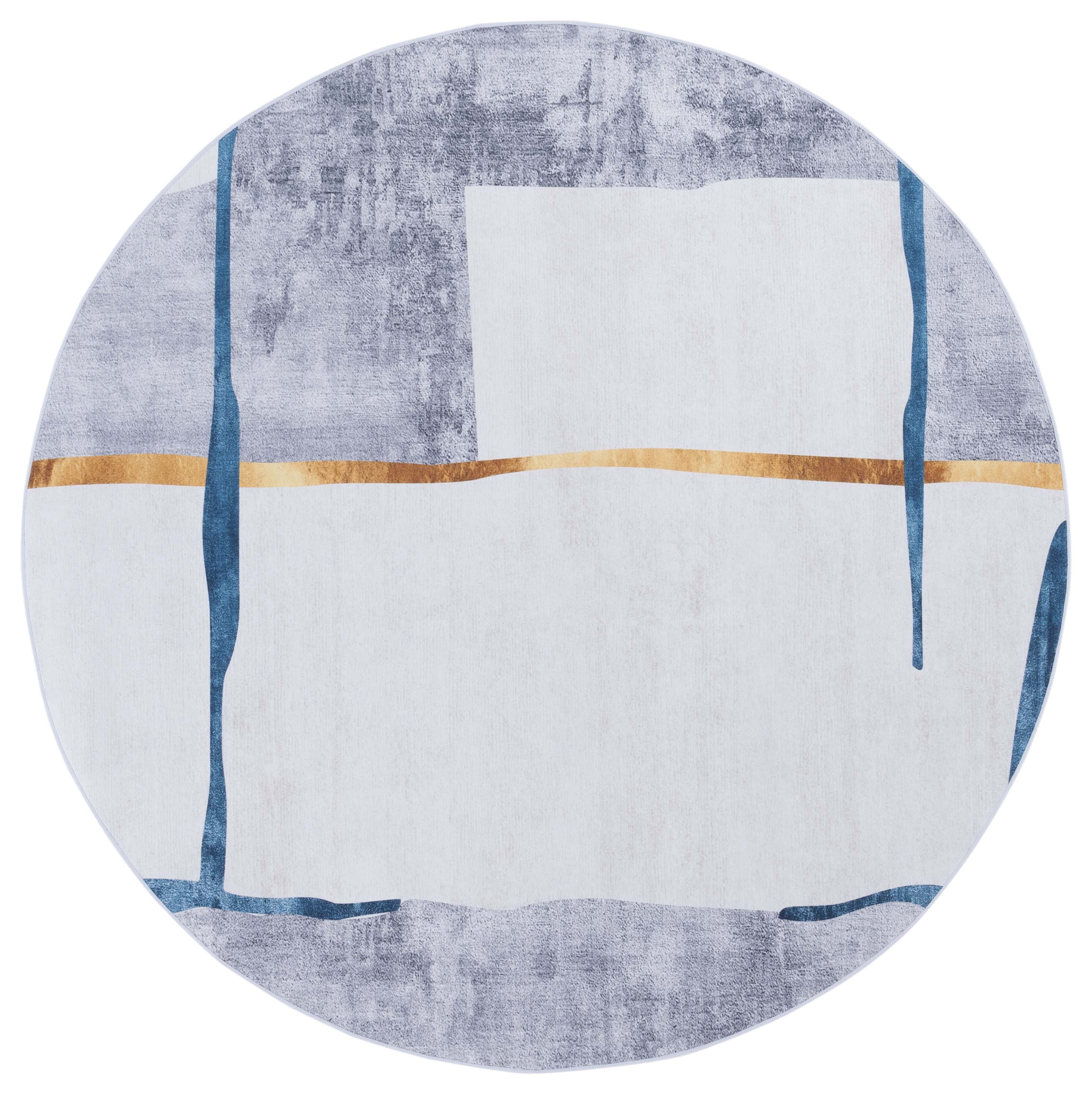 SAFAVIEH Tacoma Gemma Traditional Machine Washable Area Rug, Grey/Light ...