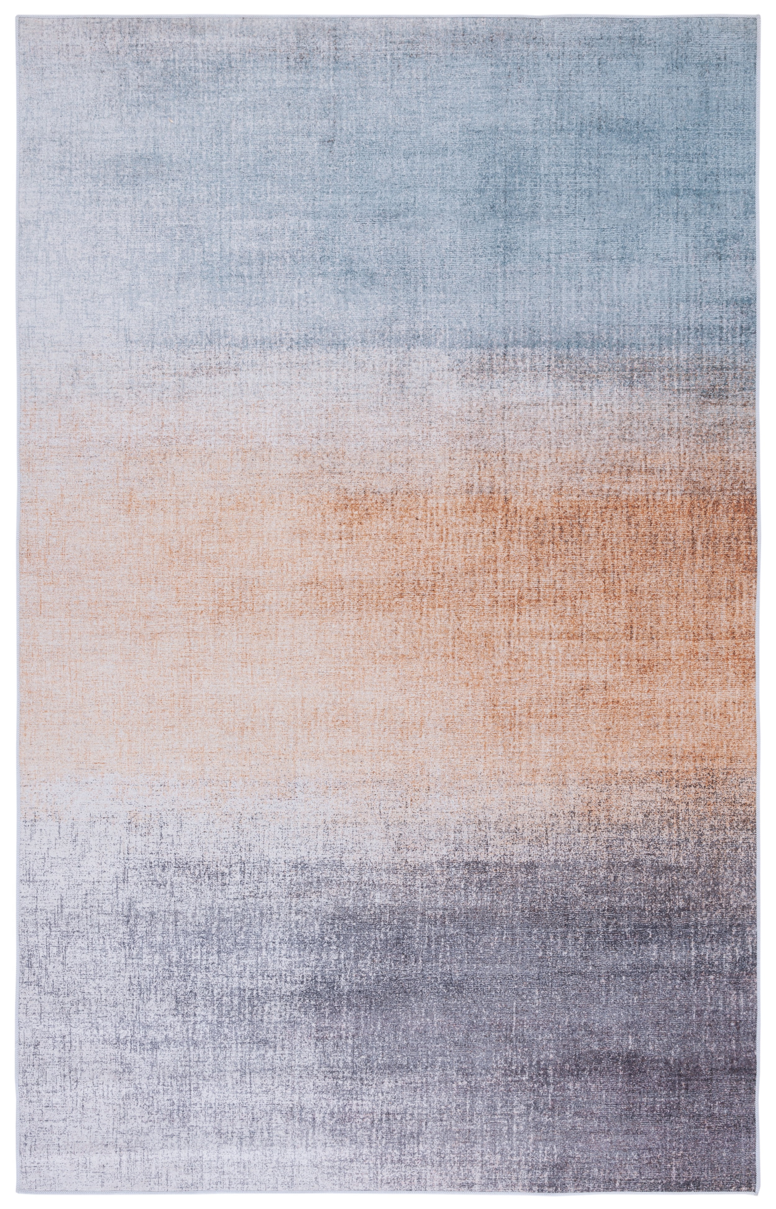 Tacoma TAC816 Power Loomed Machine Washable Accent Rug - Grey/Rust - 3'x5' - Safavieh.