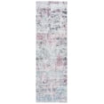 thumbnail image 1 of SAFAVIEH Tacoma Marlyne Abstract Machine Washable Runner Rug, Plum/Green, 2'6" x 12', 1 of 11