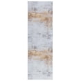 thumbnail image 1 of SAFAVIEH Tacoma Mike Traditional Machine Washable Runner Rug, Grey/Rust, 2'6" x 8', 1 of 9
