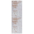 thumbnail image 1 of SAFAVIEH Tacoma Neasa Traditional Machine Washable Runner Rug, Grey/Rust, 2'6" x 8', 1 of 9