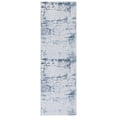 thumbnail image 1 of SAFAVIEH Tacoma Orlando Traditional Machine Washable Runner Rug, Grey/Navy, 2'6" x 8', 1 of 8