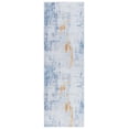 thumbnail image 1 of SAFAVIEH Tacoma Oscar Traditional Machine Washable Runner Rug, Grey/Blue, 2'6" x 8', 1 of 9