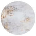 thumbnail image 1 of SAFAVIEH Tacoma Robert Traditional Machine Washable Area Rug, Grey/Gold, 6' x 6' Round, 1 of 9