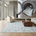 thumbnail image 1 of SAFAVIEH Tacoma Sheldon Abstract Machine Washable Area Rug, Grey/Green, 9' x 12', 1 of 12