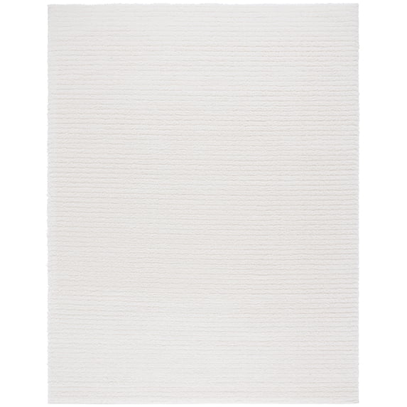 SAFAVIEH Tahoe Candyce Solid Shag Area Rug, Ivory, 8' x 10'
