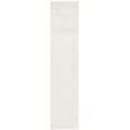 thumbnail image 1 of SAFAVIEH Tahoe Candyce Solid Shag Runner Rug, Ivory, 2' x 9', 1 of 8