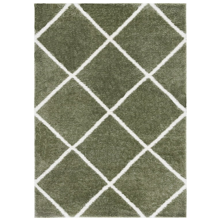 Safavieh Tahoe Shag Emilia Trellis Rug