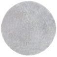 thumbnail image 1 of SAFAVIEH Tahoe Joey Solid Shag Area Rug, Light Grey, 6'7" x 6'7" Round, 1 of 11