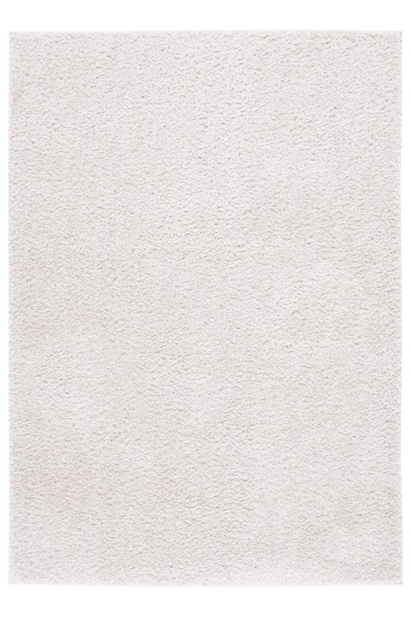 Tahoe Joey Modern Shag Area Rug, 6'7" x 8'7", Silver