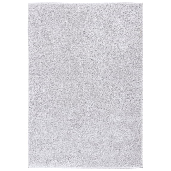 SAFAVIEH Tahoe Joey Solid Shag Area Rug, Light Grey, 9' x 12'