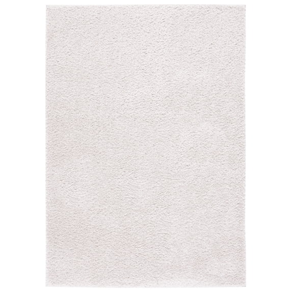 SAFAVIEH Tahoe Joey Solid Shag Area Rug, Silver, 9' x 12'