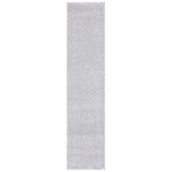 SAFAVIEH Tahoe Joey Modern Shag Runner, 2' x 9', Light Grey