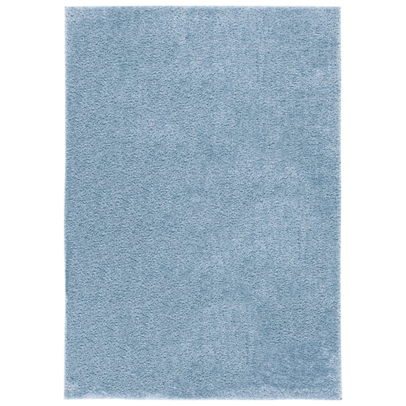 SAFAVIEH Tahoe Joey Solid Shag Area Rug, Blue, 3' x 5'