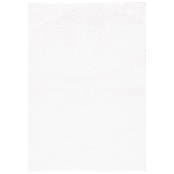 SAFAVIEH Tahoe Joey Solid Shag Area Rug, White, 3' x 5'