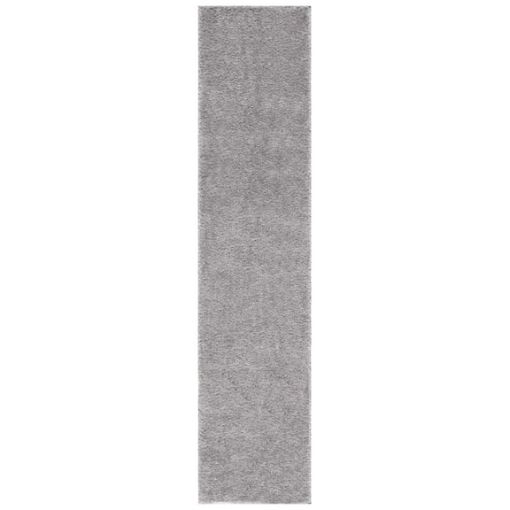 SAFAVIEH Tahoe Joey Solid Shag Runner Rug, Grey, 2' x 7'