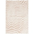 thumbnail image 1 of SAFAVIEH Tahoe Kuzman Striped Shag Area Rug, Gold/Ivory, 4' x 6', 1 of 8