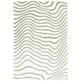 thumbnail image 1 of SAFAVIEH Tahoe Kuzman Striped Shag Area Rug, Ivory/Green, 8' x 10', 1 of 8