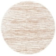 thumbnail image 1 of SAFAVIEH Tahoe Leann Solid Shag Area Rug, Ivory/Gold, 6'7" x 6'7" Round, 1 of 10