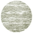 thumbnail image 1 of SAFAVIEH Tahoe Leann Solid Shag Area Rug, Ivory/Green, 6'7" x 6'7" Round, 1 of 10