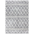 thumbnail image 1 of SAFAVIEH Tahoe Marnie Modern Shag Area Rug, 6'7" x 8'7", Grey/White, 1 of 5