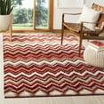 thumbnail image 1 of SAFAVIEH Tahoe Simonette Chevron Area Rug, Beige/Terracotta, 4' x 6', 1 of 9