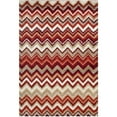 thumbnail image 1 of SAFAVIEH Tahoe Simonette Chevron Area Rug, Beige/Terracotta, 5'1" x 7'6", 1 of 8